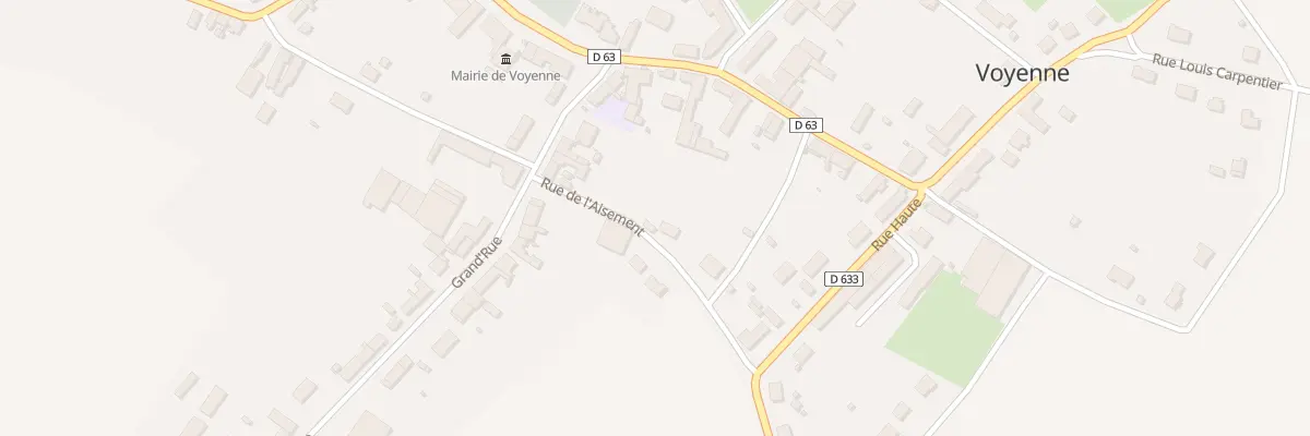 Plan du 3 Rue de l’Aisement à Voyenne