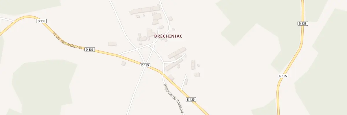 Plan du 5231 Brechignac à Monlet