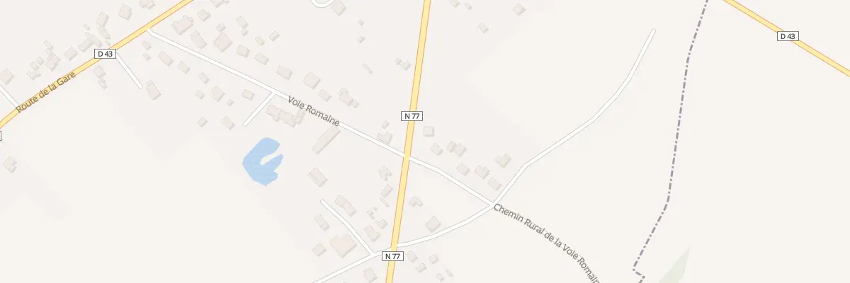 Plan du 29 Rte d’Auxerre à Vergigny