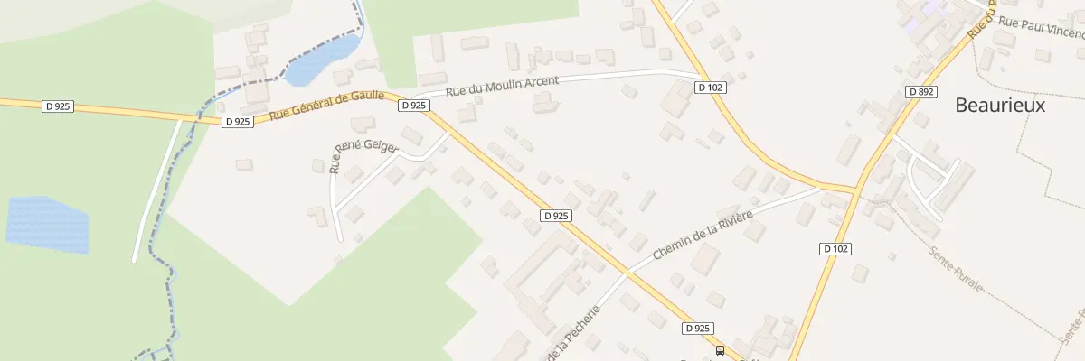 Plan du 18 Rue General de Gaulle à Beaurieux