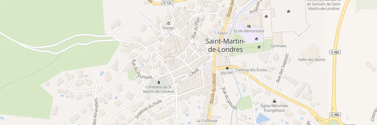 Plan du 7 Rue du Four à Saint-Martin-de-Londres