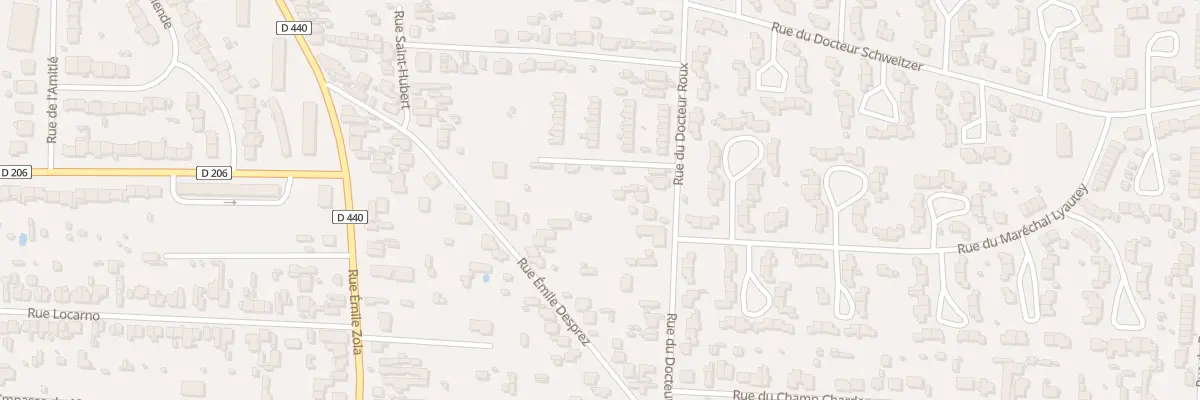 Plan du 94 Rue du Docteur Roux à Romilly-sur-Seine