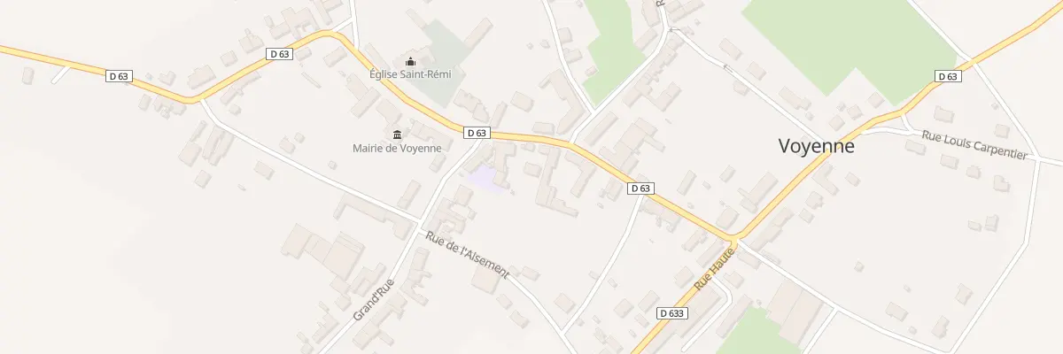Plan du 2B Rue Montante à Voyenne