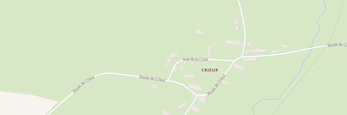 Plan du 250 Crieur à Aunay-en-Bazois