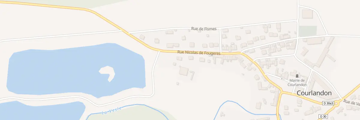 Plan du 27 Rue Nicolas de Fougeres à Courlandon