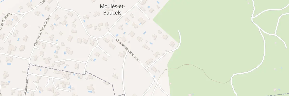 Plan du 5040 Jalaguiere à Moulès-et-Baucels