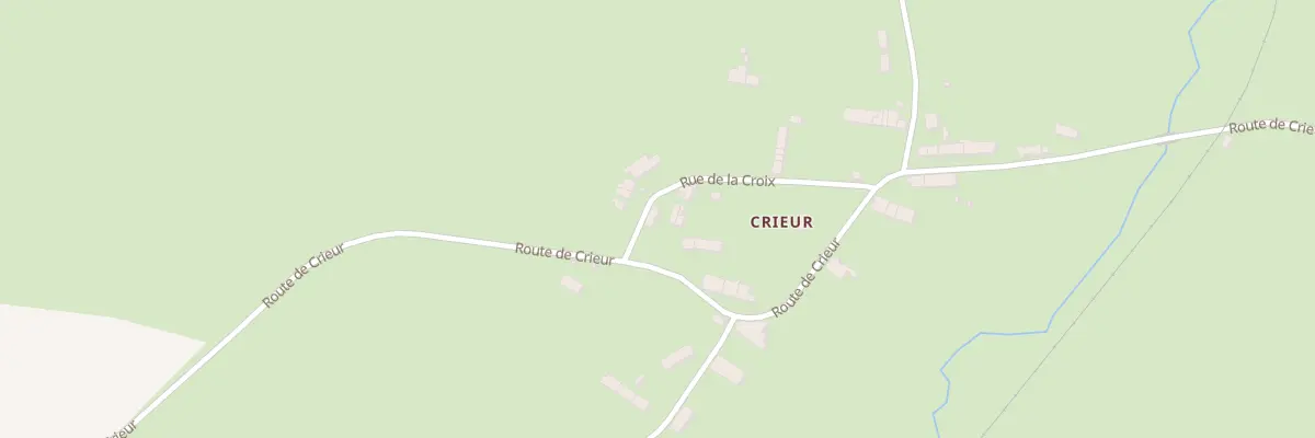 Plan du 38 Rue de la Croix à Aunay-en-Bazois