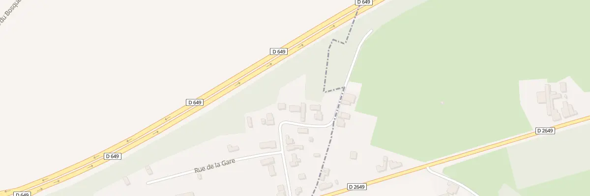 Plan du 15 Rue de la Gare à La Flamengrie