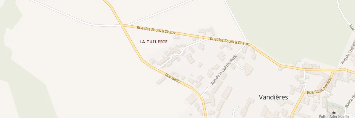 Plan du 6 Rue de la Tuilerie à Vandières