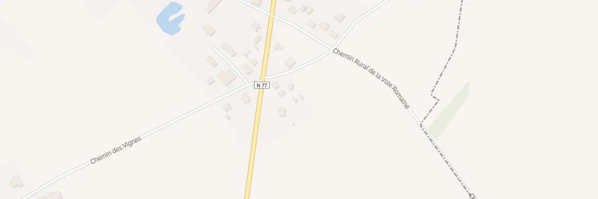 Plan du 60 Che des Vignes à Vergigny