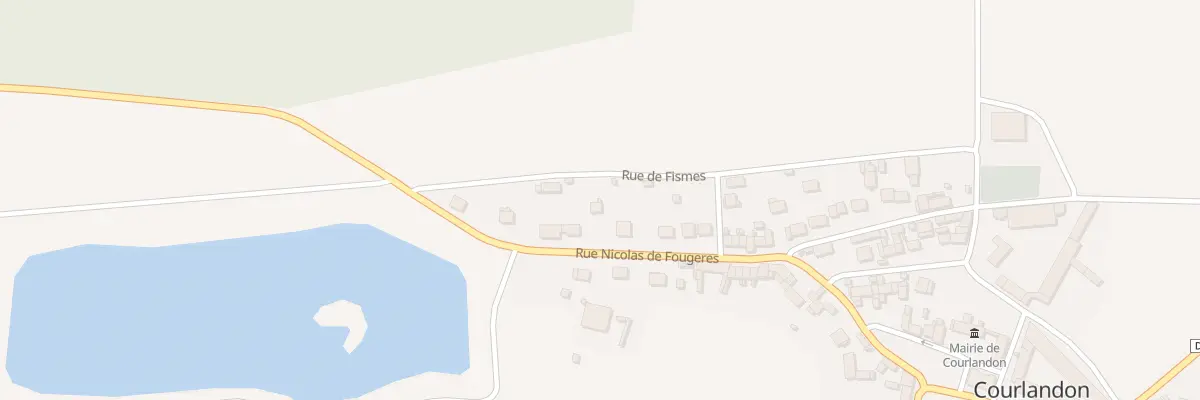Plan du 22 Rue Nicolas de Fougeres à Courlandon