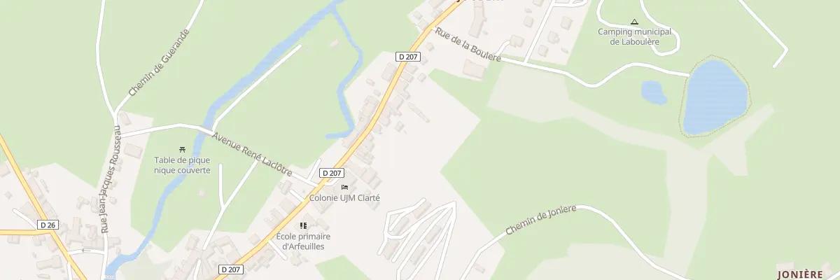 Plan du 42 Rue de la République à Arfeuilles