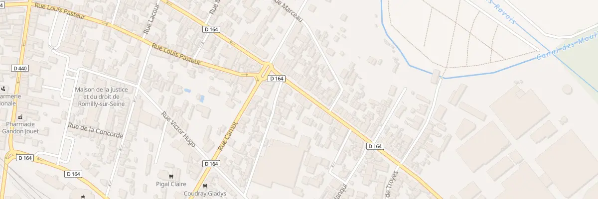 Plan du 96 Rue Gornet Boivin à Romilly-sur-Seine