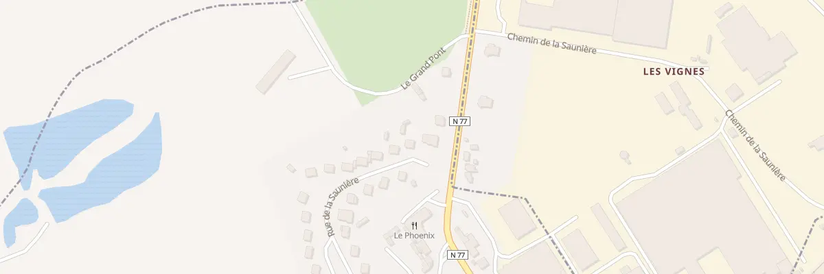 Plan du 39 Rue de la Saunière à Vergigny