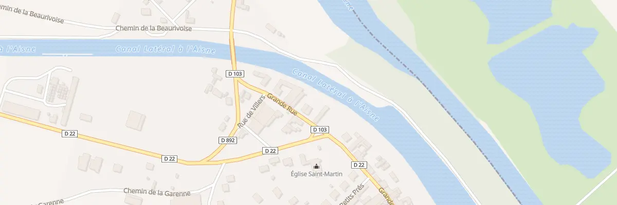 Plan du 38 Gr Grand Rue à Maizy