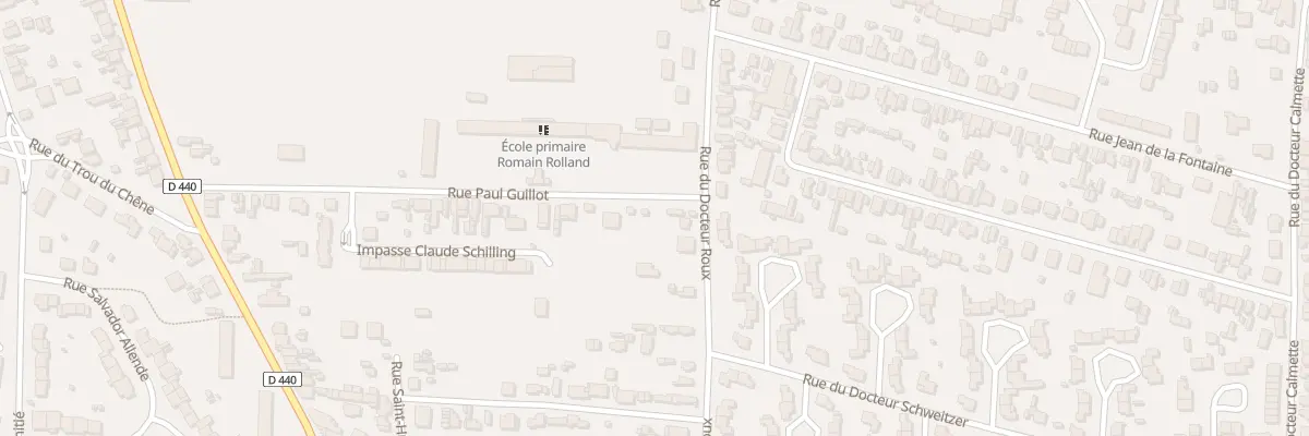 Plan du 40 Rue du Docteur Roux à Romilly-sur-Seine