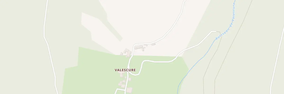 Plan du 5242 Valescure à Mont Lozère et Goulet