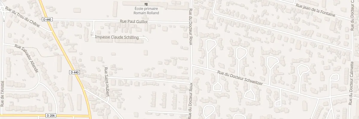 Plan du 9001 Rue du Docteur Roux à Romilly-sur-Seine