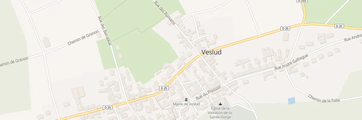 Plan du 3 Rue du Puits Binot à Veslud