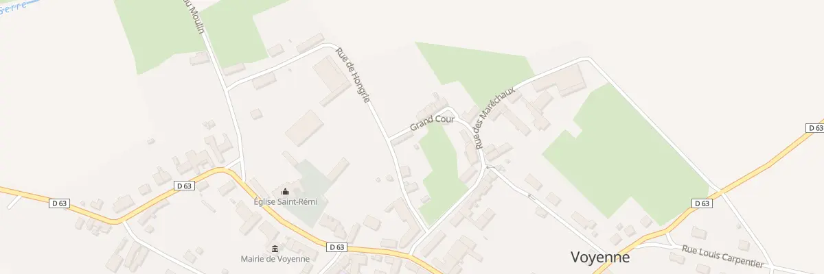 Plan du 6 Rue de Hongrie à Voyenne