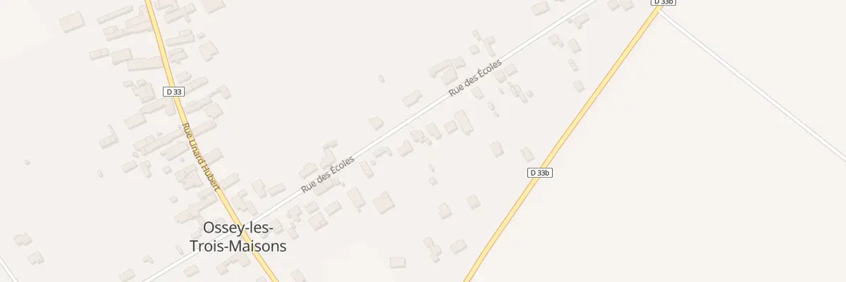 Plan du 35 Rue des Ecoles à Ossey-les-Trois-Maisons