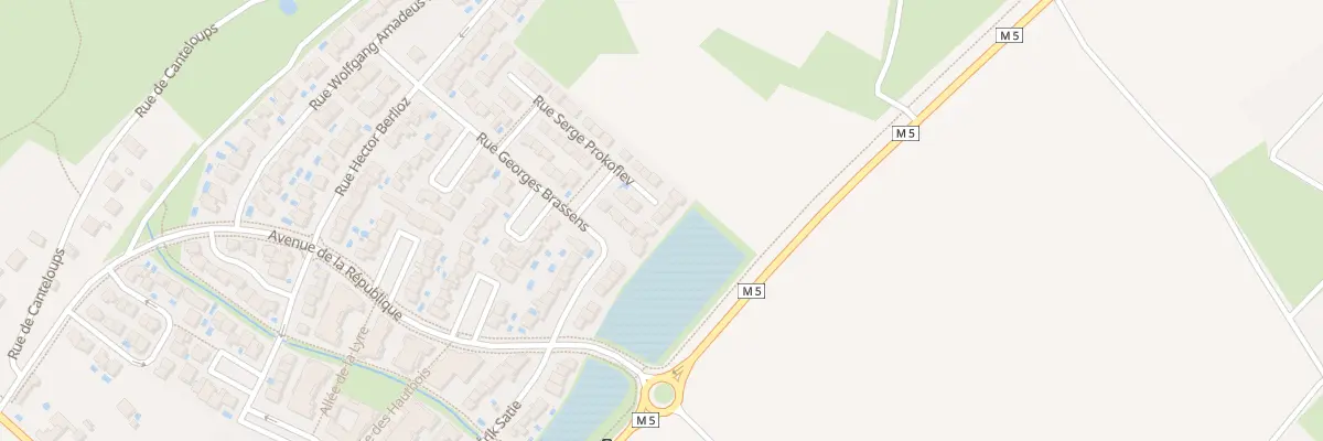 Plan du 25 Rue Serge PROKOFIEV à Cournonterral