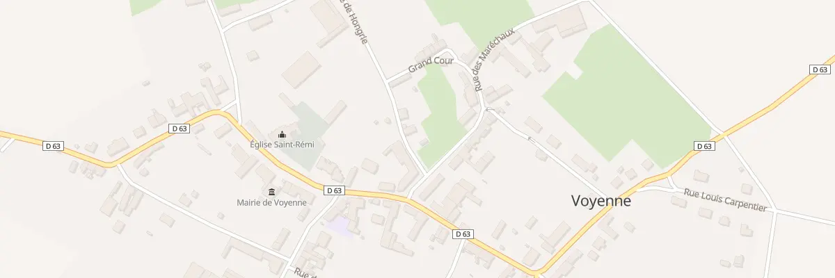 Plan du 2 Rue de Hongrie à Voyenne