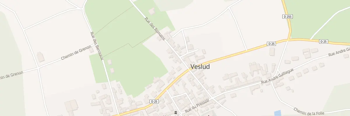 Plan du 2 Rue des Romains à Veslud