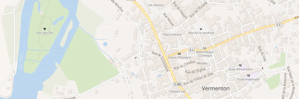 Plan du 9002 Rue de la Fontaine à Vermenton