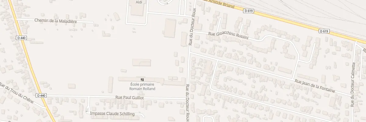 Plan du 6 Rue du Docteur Roux à Romilly-sur-Seine