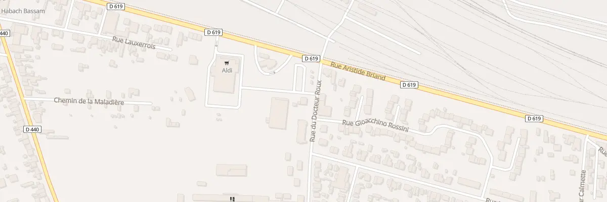 Plan du 2B Rue du Docteur Roux à Romilly-sur-Seine