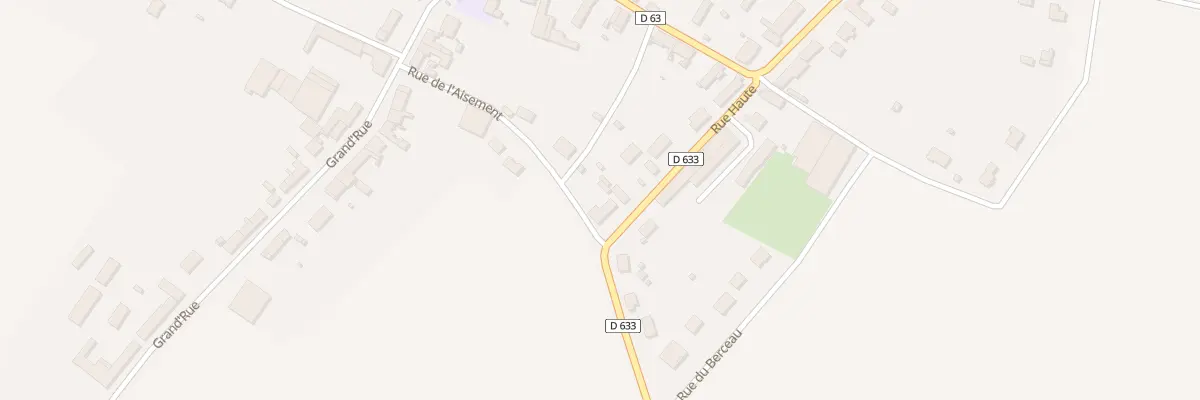 Plan du 1 Rue Haute à Voyenne