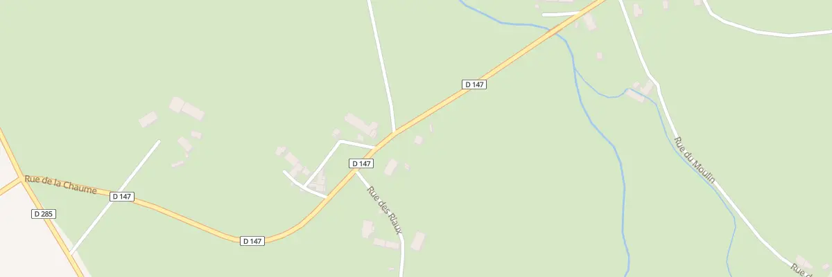 Plan du 1 Rue de la Chaume à Cervon