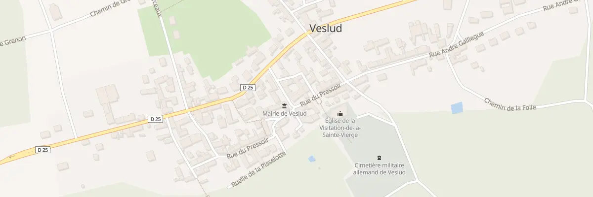 Plan du 1 Rue Andre Galliegue à Veslud