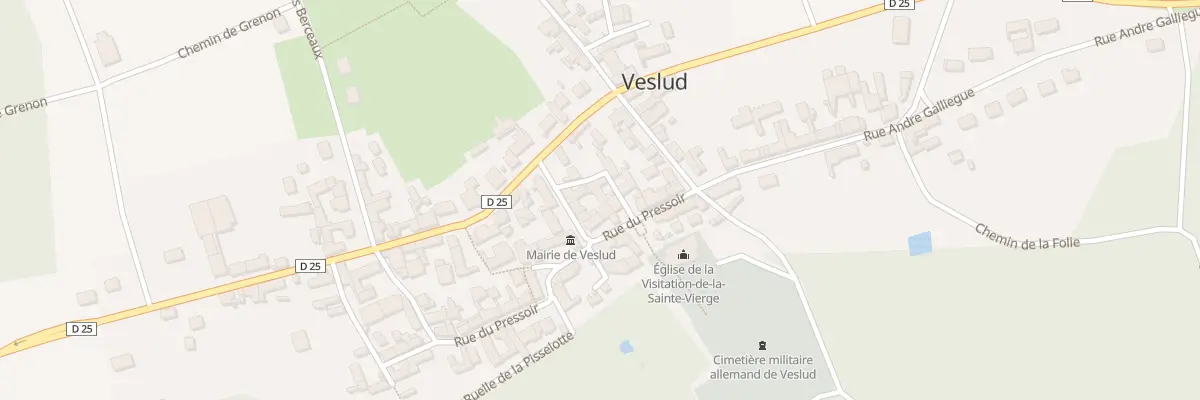 Plan du 2 Rue de l’Eglise à Veslud