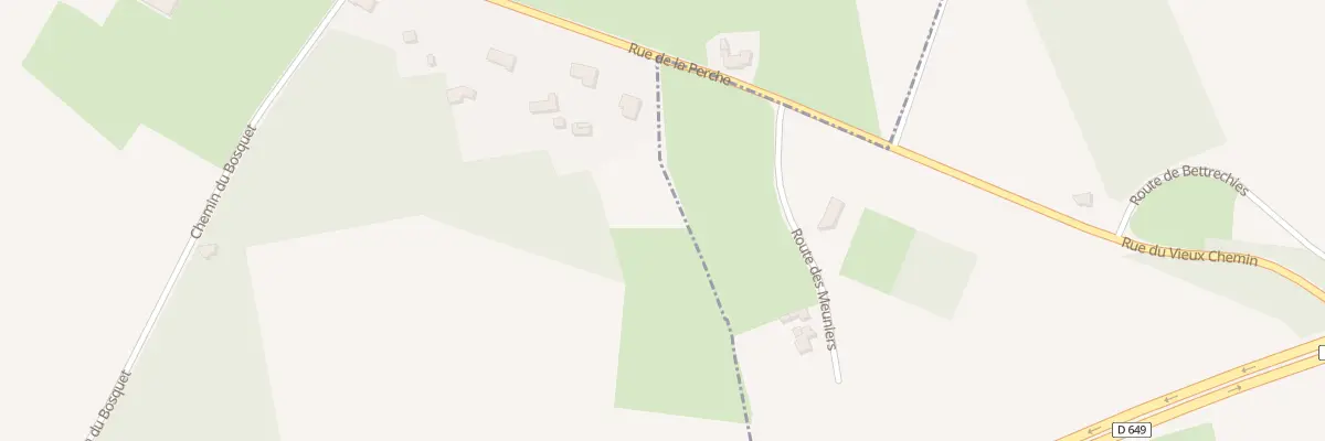 Plan du 64 Rue de la Perche à La Flamengrie
