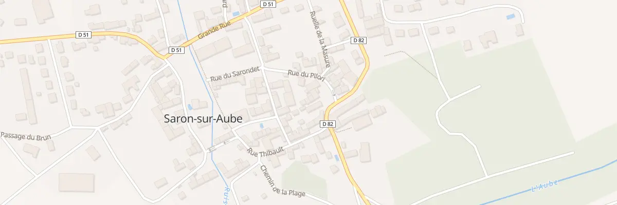 Plan du 5 Rue du Pilori à Saron-sur-Aube