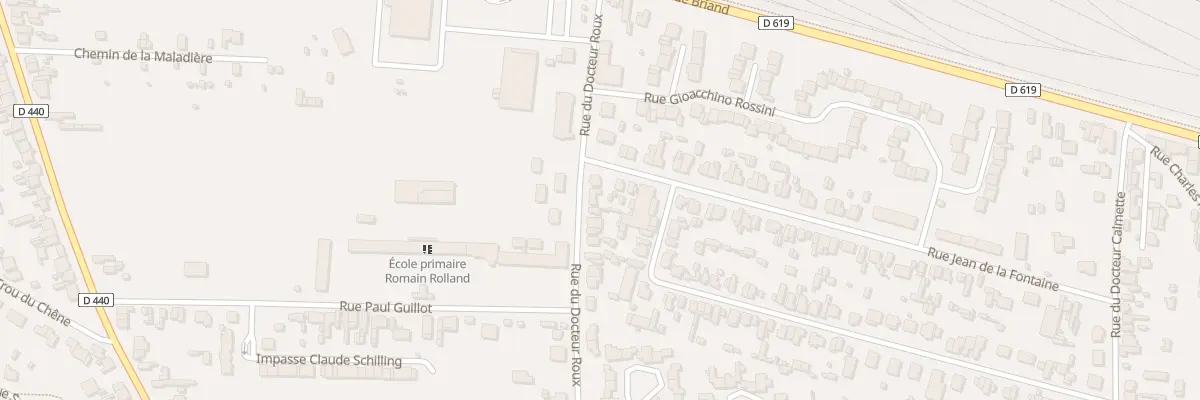Plan du 23 Rue du Docteur Roux à Romilly-sur-Seine