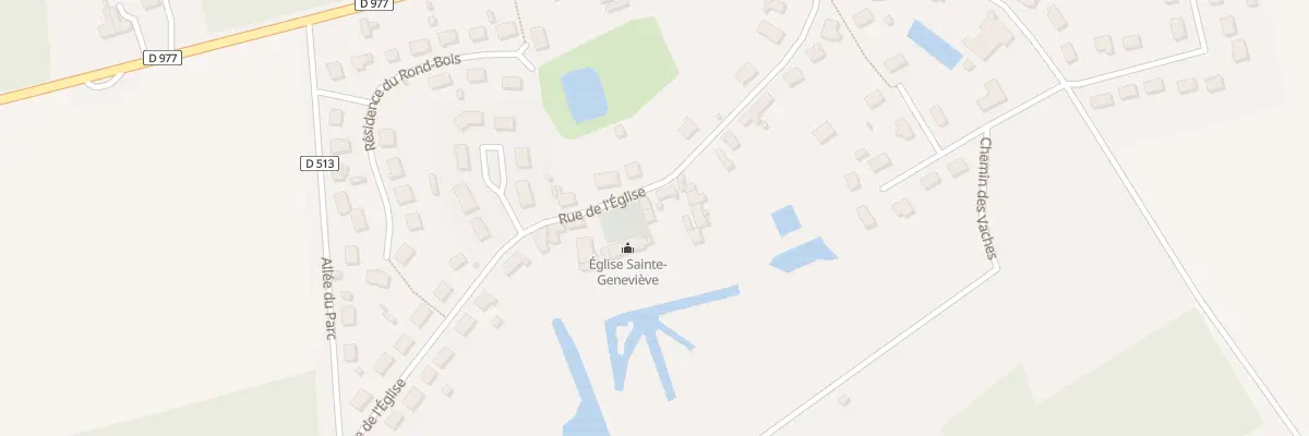 Plan du 13 Rue de l’Eglise à Samoussy