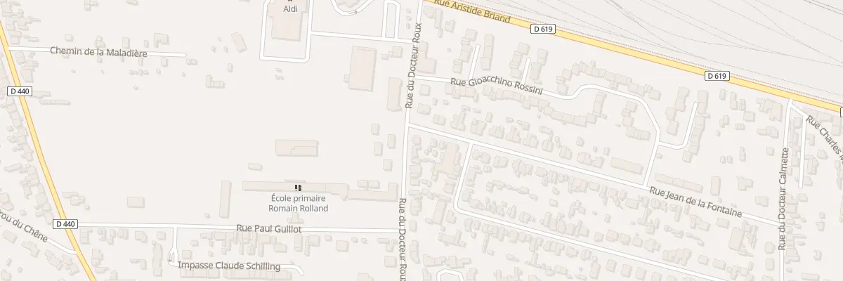 Plan du 21 Rue du Docteur Roux à Romilly-sur-Seine