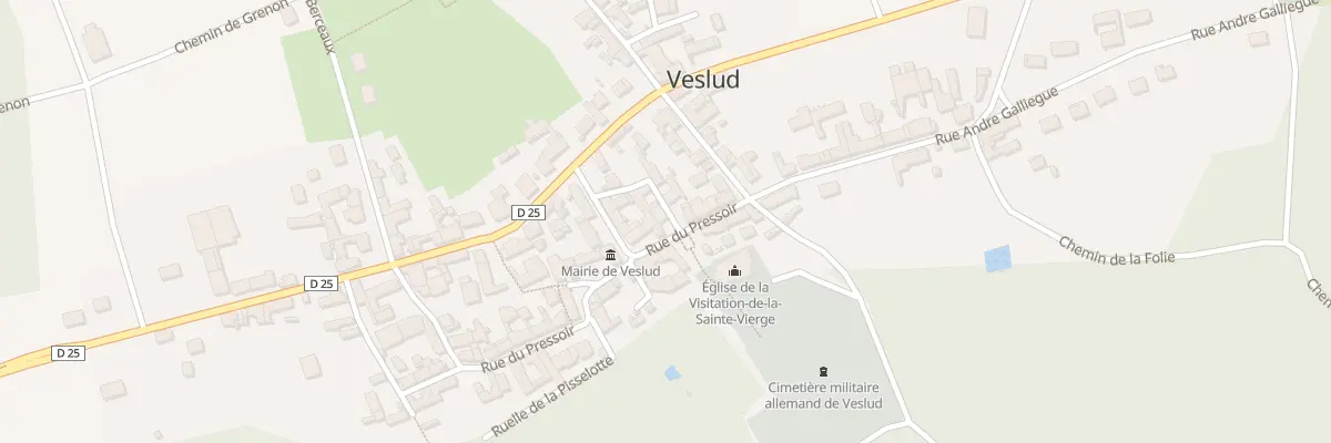 Plan du 3 Rue Andre Galliegue à Veslud