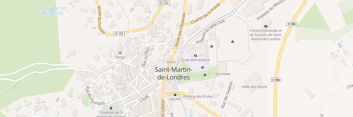 Plan du 5 Rte des Cévennes à Saint-Martin-de-Londres