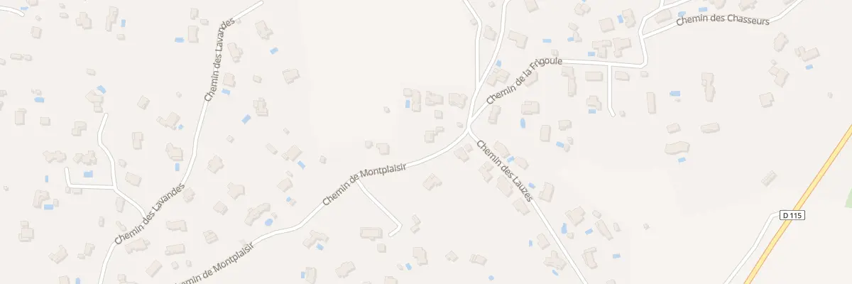 Plan du 653 Che de Montplaisir à Laroque
