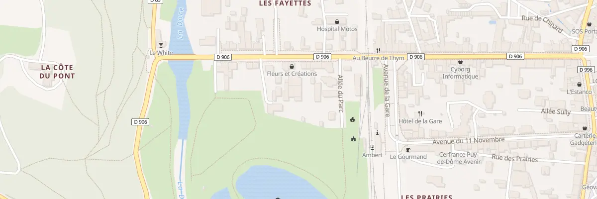 Plan du 11B Av de la Dore à Ambert