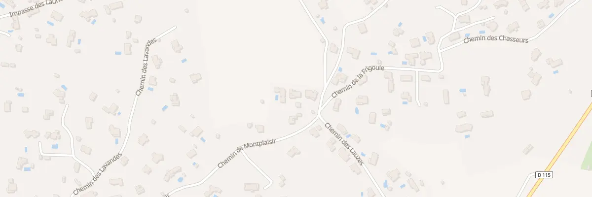 Plan du 700 Che de Montplaisir à Laroque