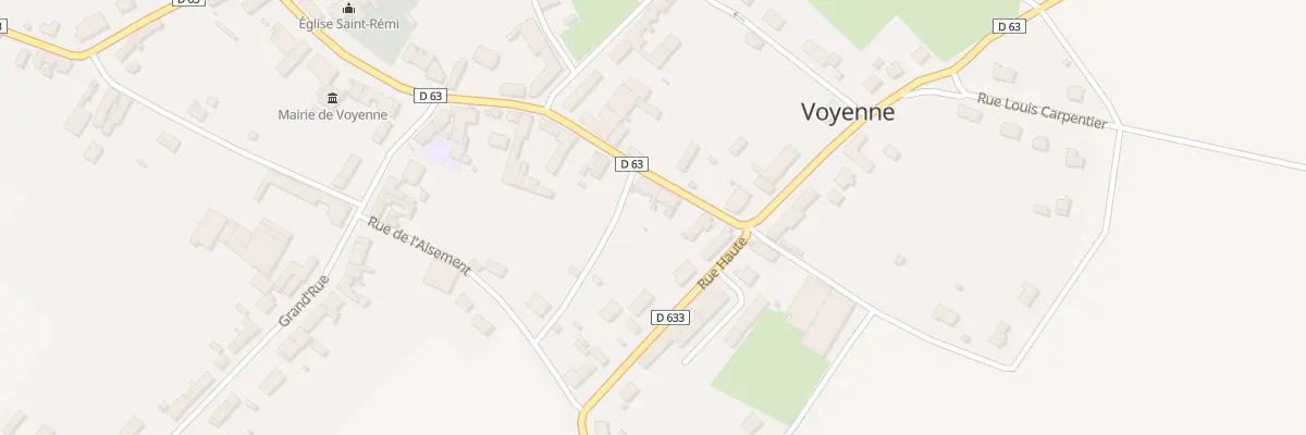 Plan du 12 Rue Montante à Voyenne