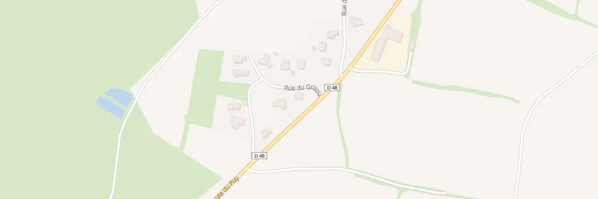 Plan du 3 Rue du Grisou à Vergezac