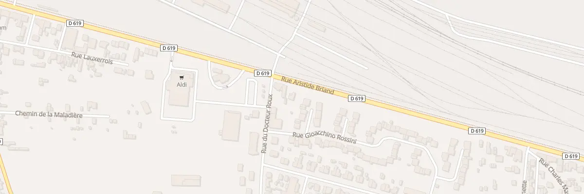 Plan du 101 Rue Aristide Briand à Romilly-sur-Seine