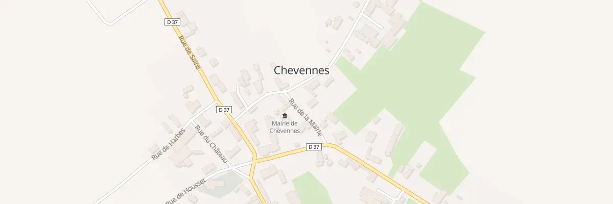 Plan du 4 Rue de la Mairie à Chevennes