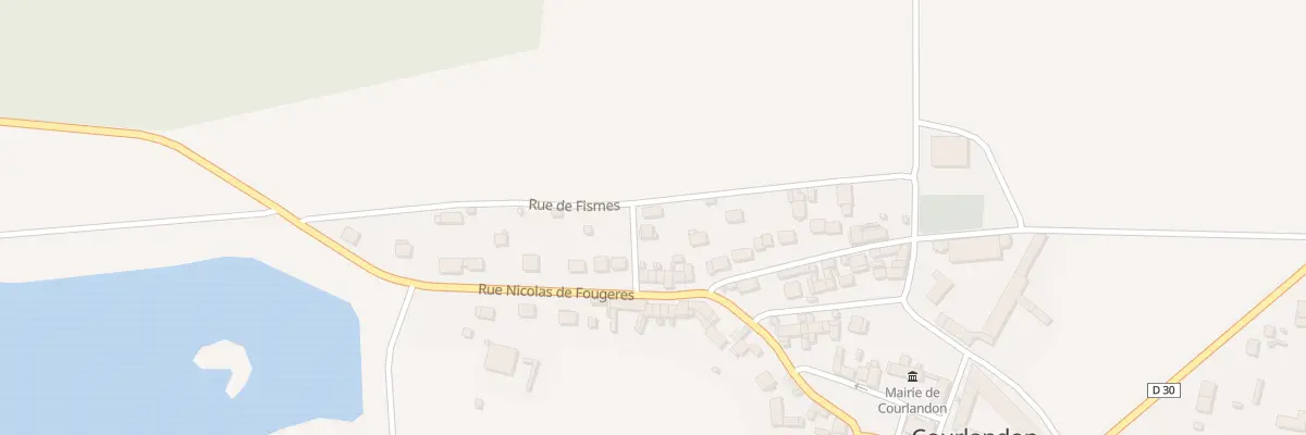 Plan du 4 Rue de la Fosse au Diable à Courlandon
